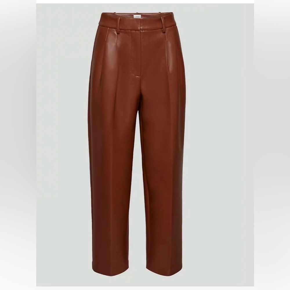 Wilfred Vegan Leather Carrot Pants
